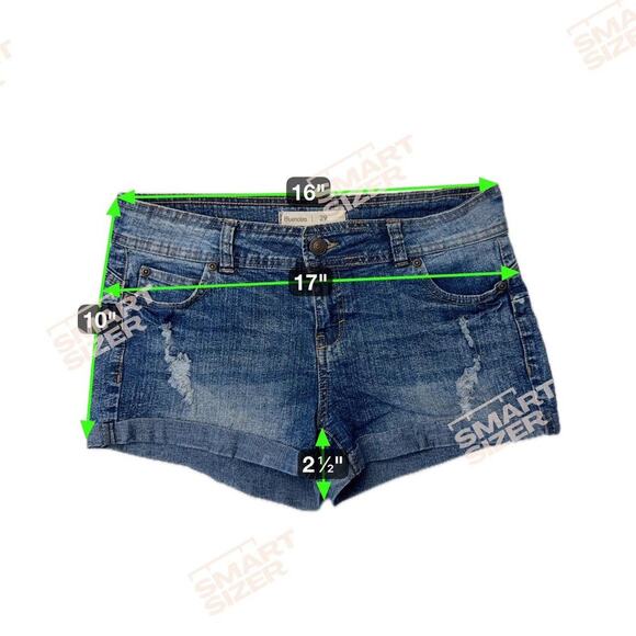 Bluenotes low rise blue denim shorts - size 29 - Picture 4 of 7